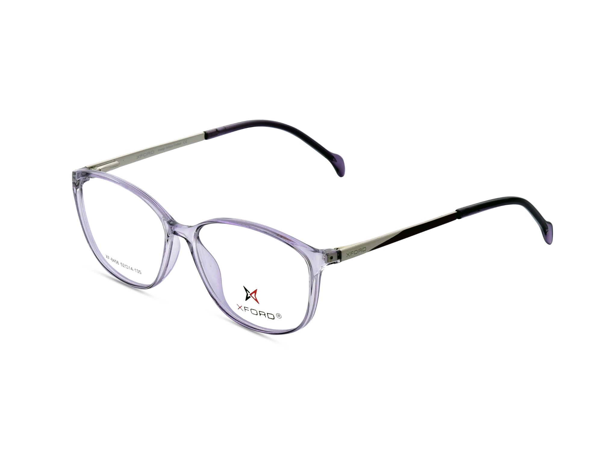 Crystal Lavender with Silver-Purple Temples