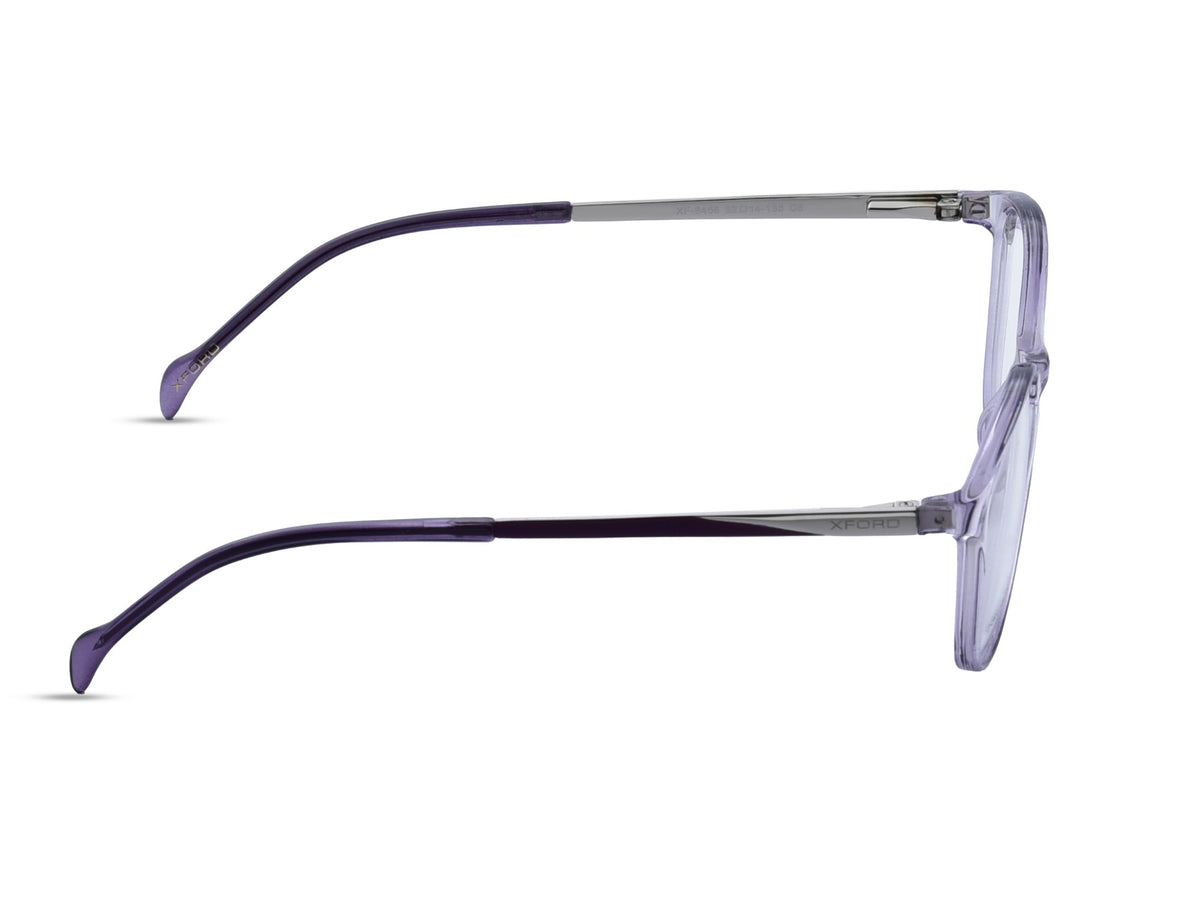 Crystal Lavender with Silver-Purple Temples