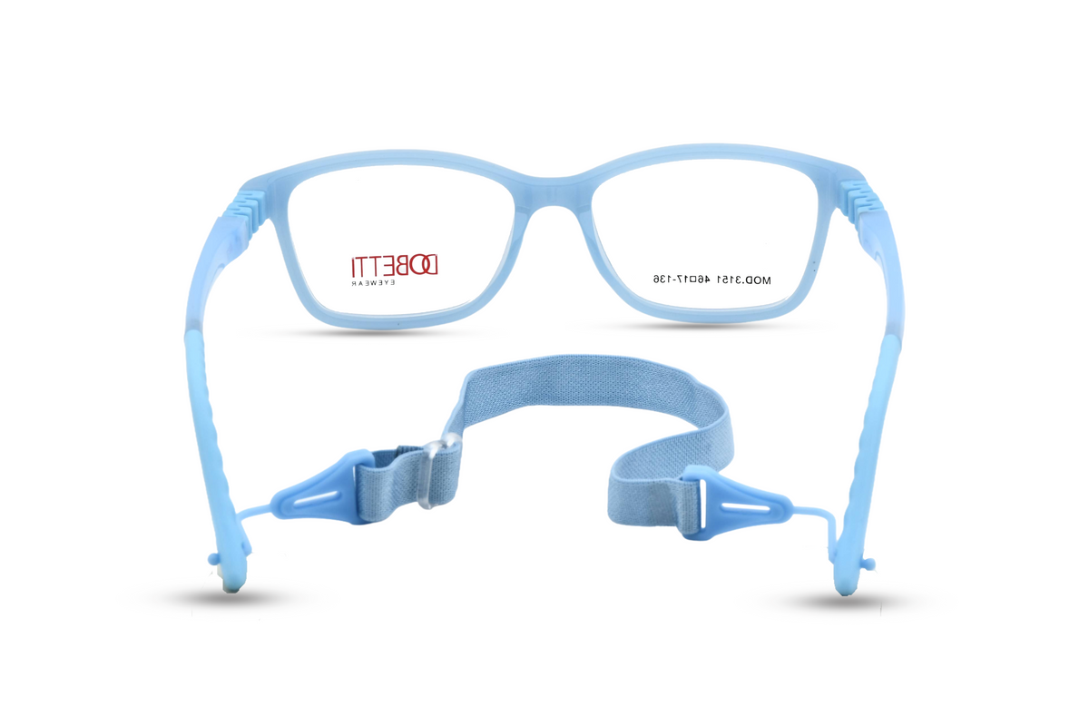Baby Blue with Ocean Blue Temples