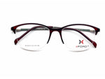 Deep Wine Red brow-line frame