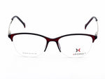Deep Wine Red brow-line frame