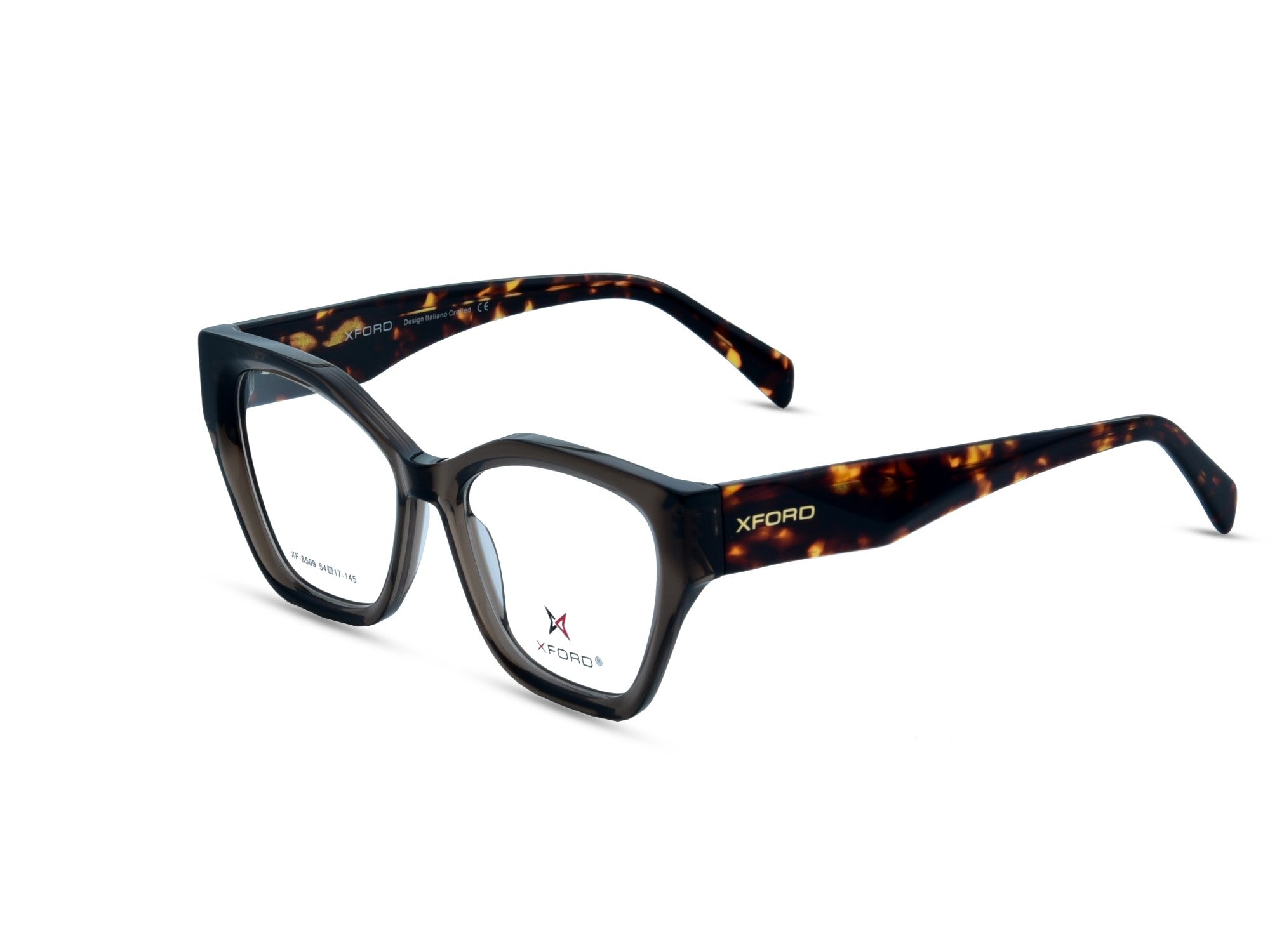Transparent Grey and Tortoiseshell Combo