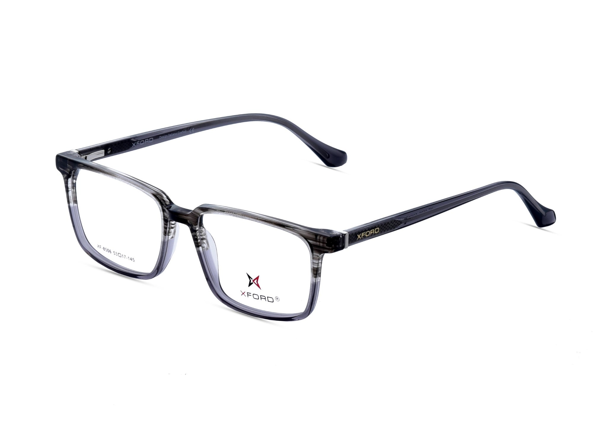 Transparent Grey Striped