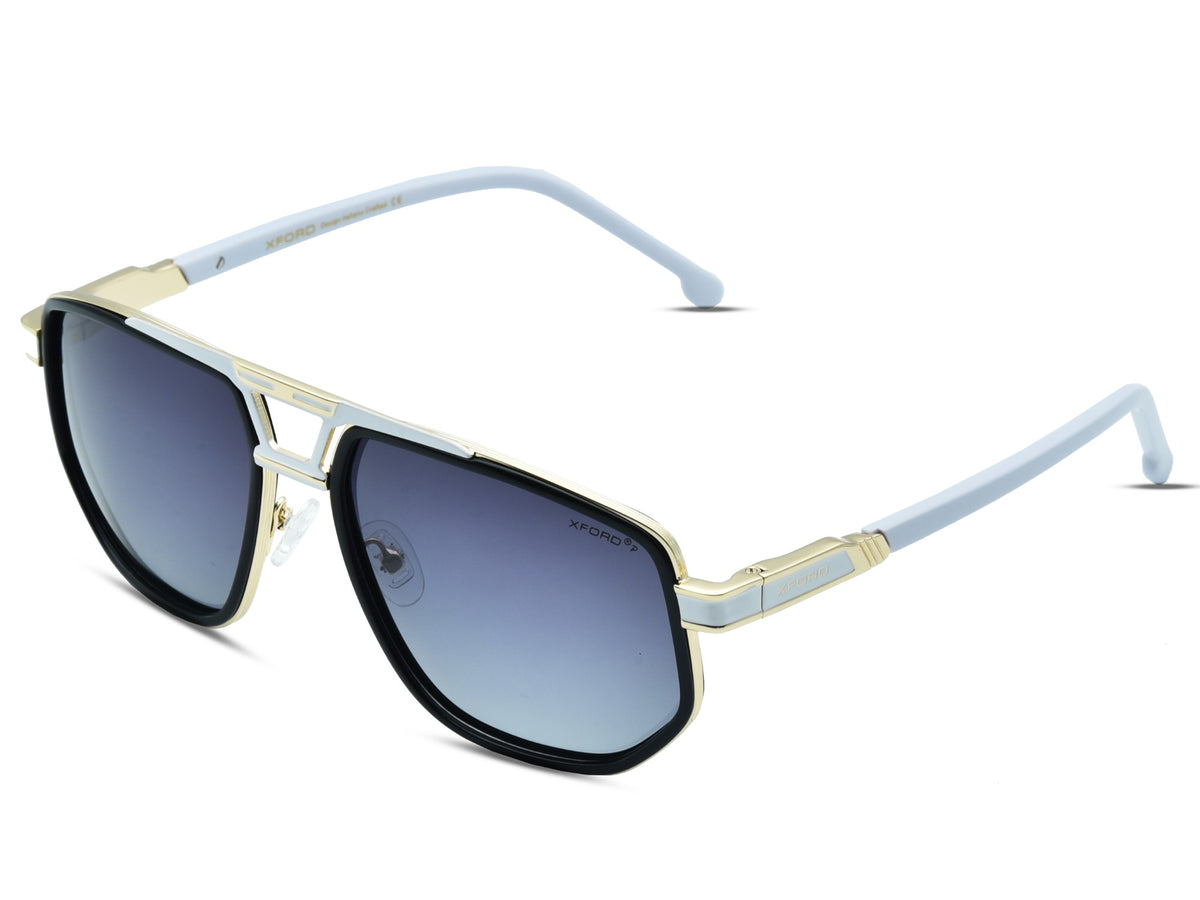 Glossy Gold & White	
