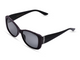 Dark plum front with black temples	