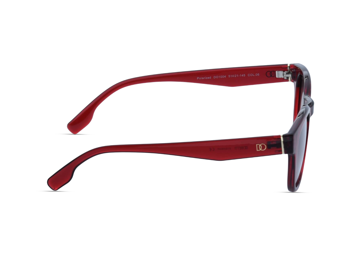 Transparent Crystal Wine Red