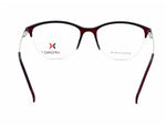 Deep Wine Red brow-line frame