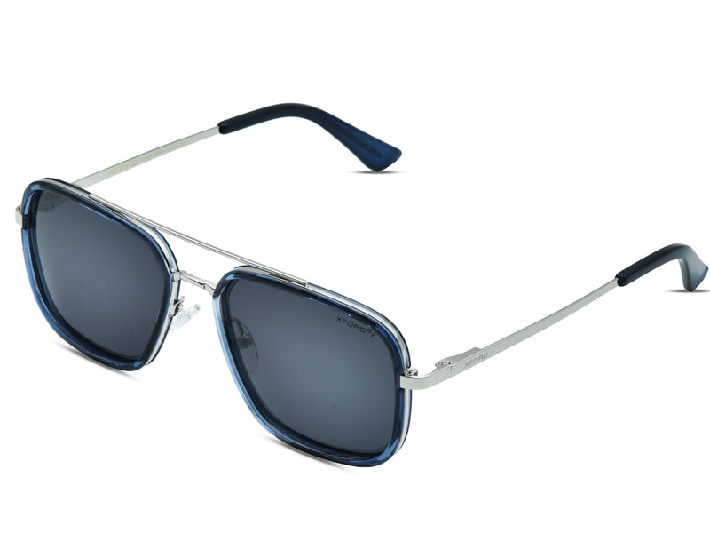 XFORD XFSG- 888 XFORD Premium Geometric Aviator Double Bridge Sunglasses