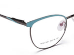 GUNMETAL WITH SKY BLUE