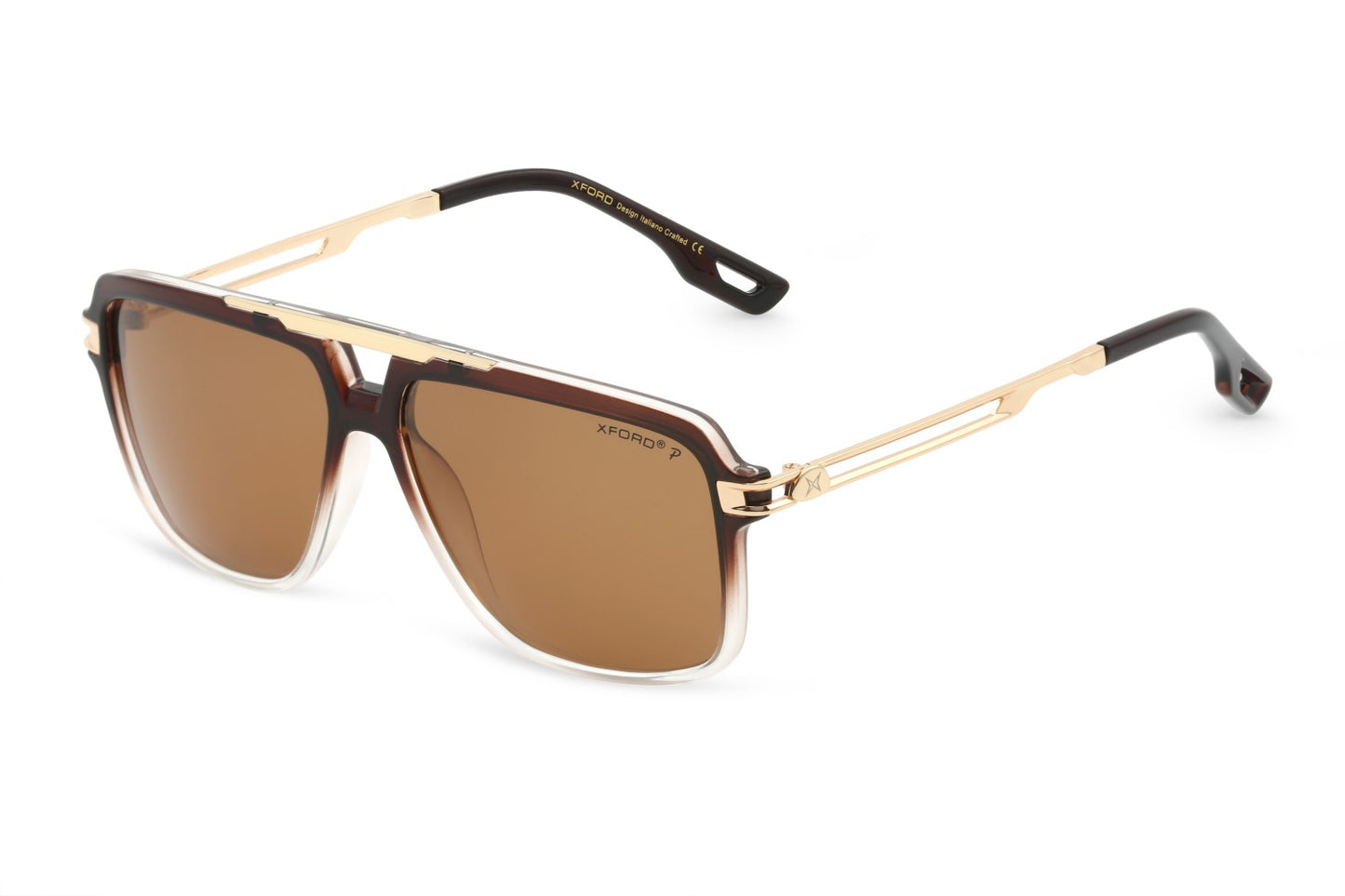 BROWN WITH GOLD