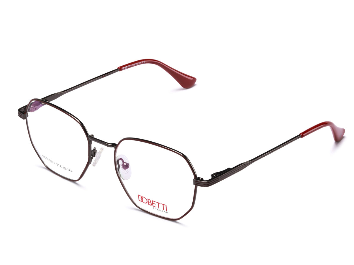 GUNMETAL WITH MAROON
