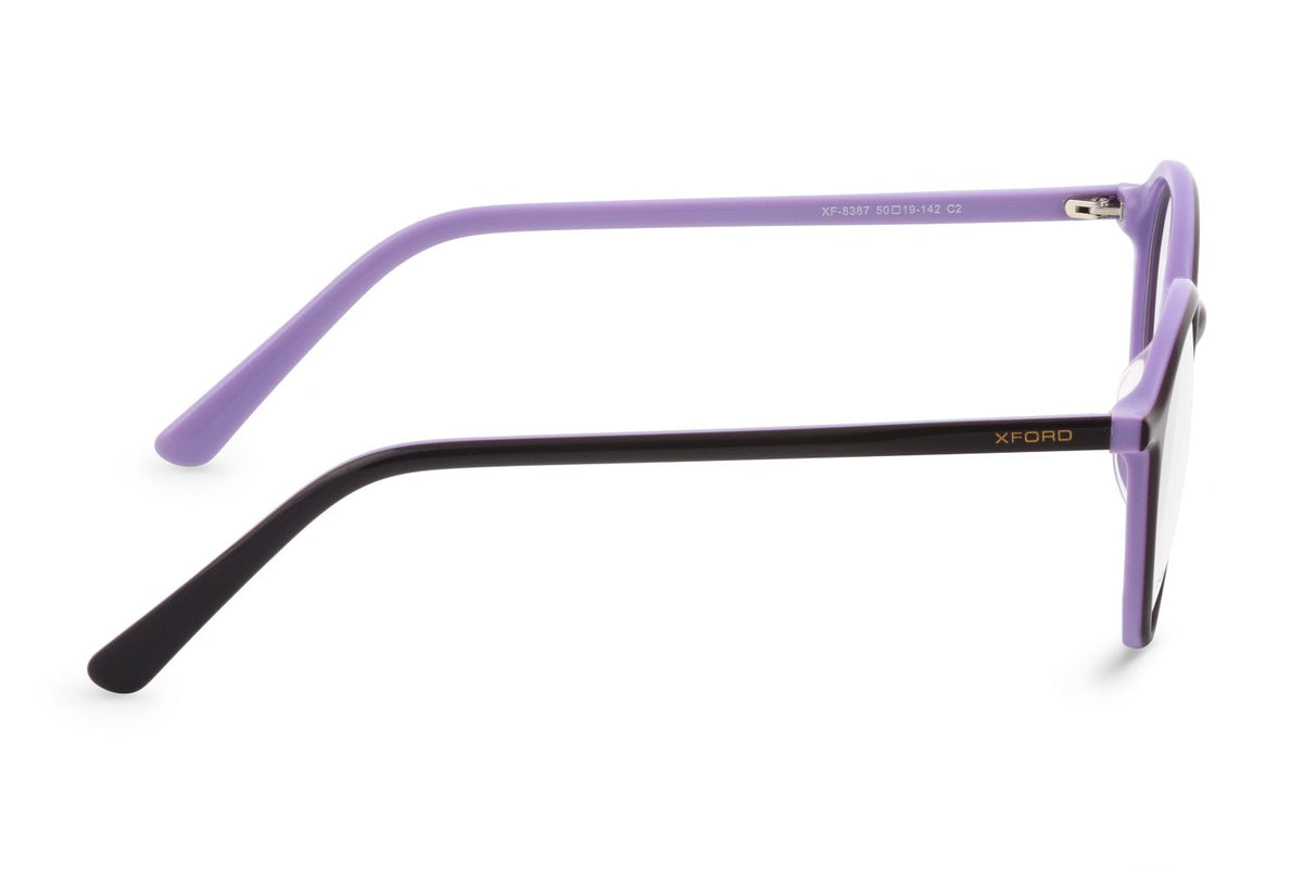 BLACK WITH PURPLE