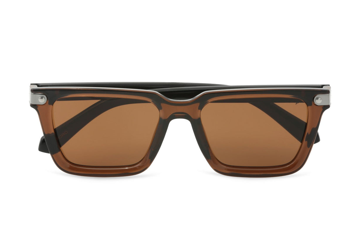 BROWN WITH BALCK