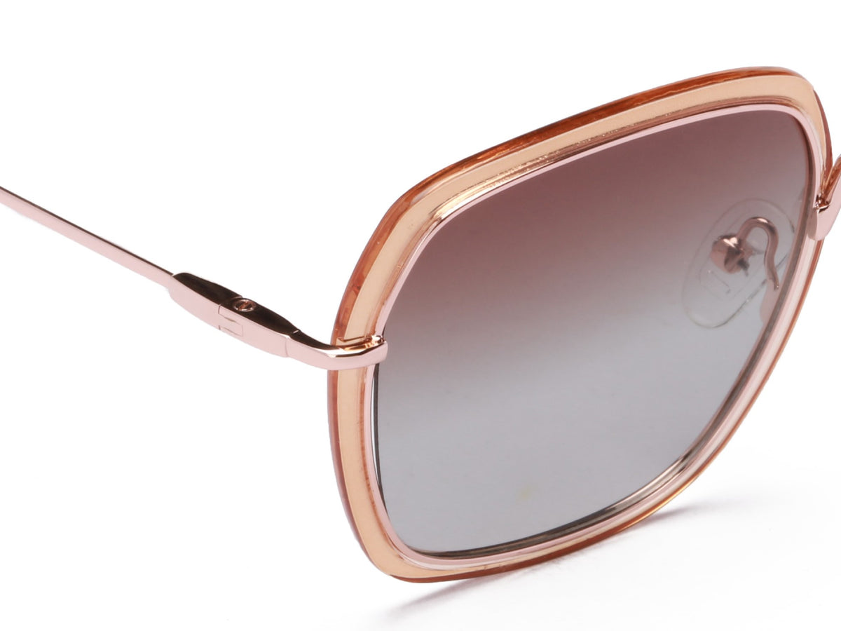 GOLD WITH BROWN RIM