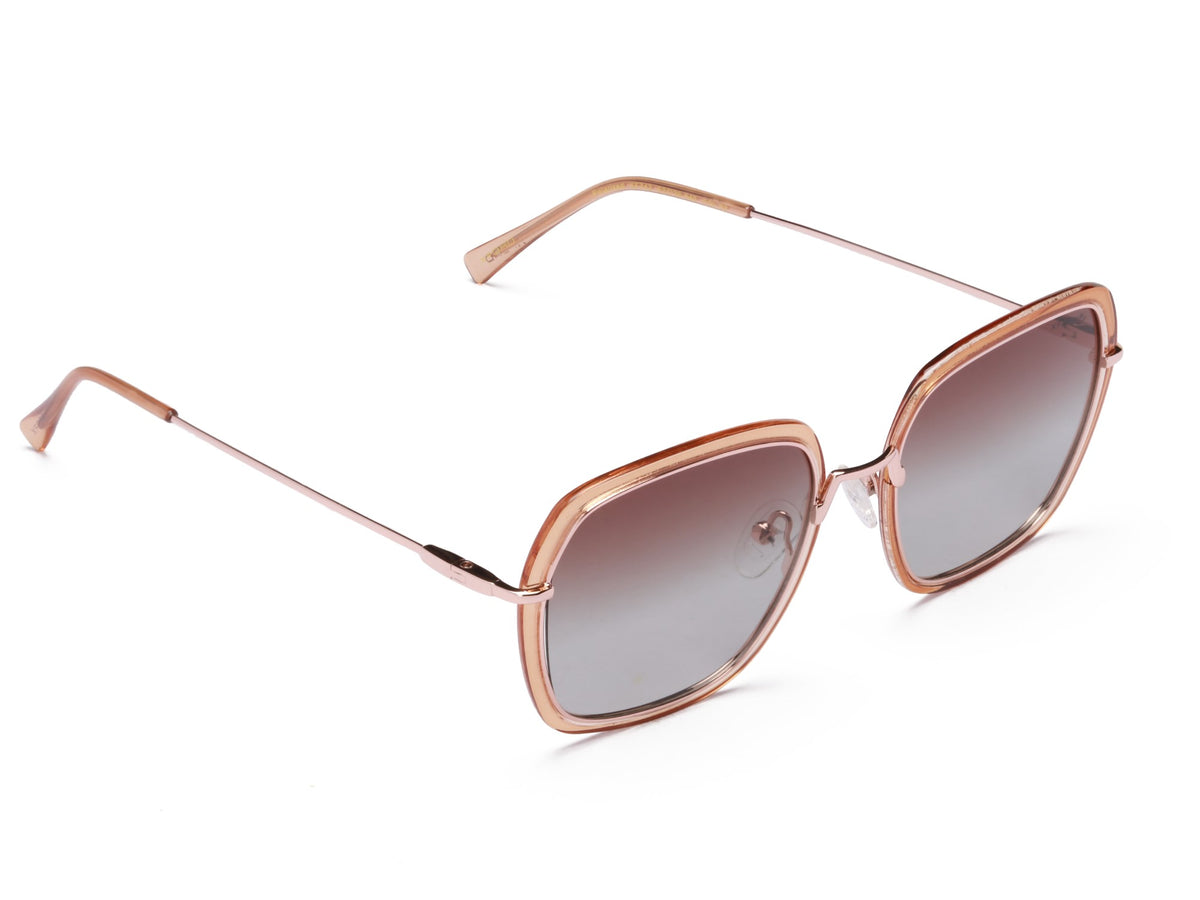 GOLD WITH BROWN RIM
