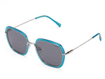 SILVER WITH BLUE