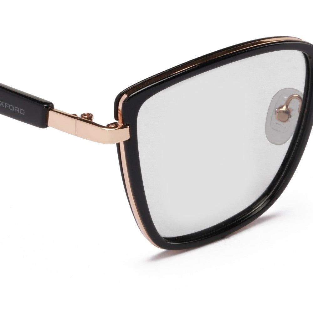BLACK WITH GOLD RIM