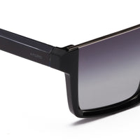 BLACK WITH SILVER TOP
