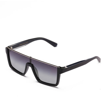 BLACK WITH SILVER TOP